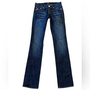 Rock & Republic Dark Blue Low Rise Boot Cut Jeans